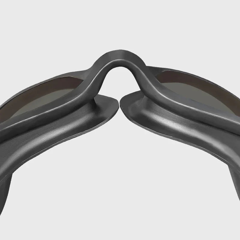Gafas de natación profesionales para niños y adultos, gafas deportivas para natación, lentes ópticas HD, impermeables, antiniebla, gafas de piscina con marco grande