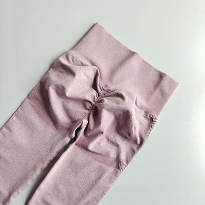 Conjunto deportivo de Yoga sin costuras para mujer, ropa de entrenamiento de manga larga.