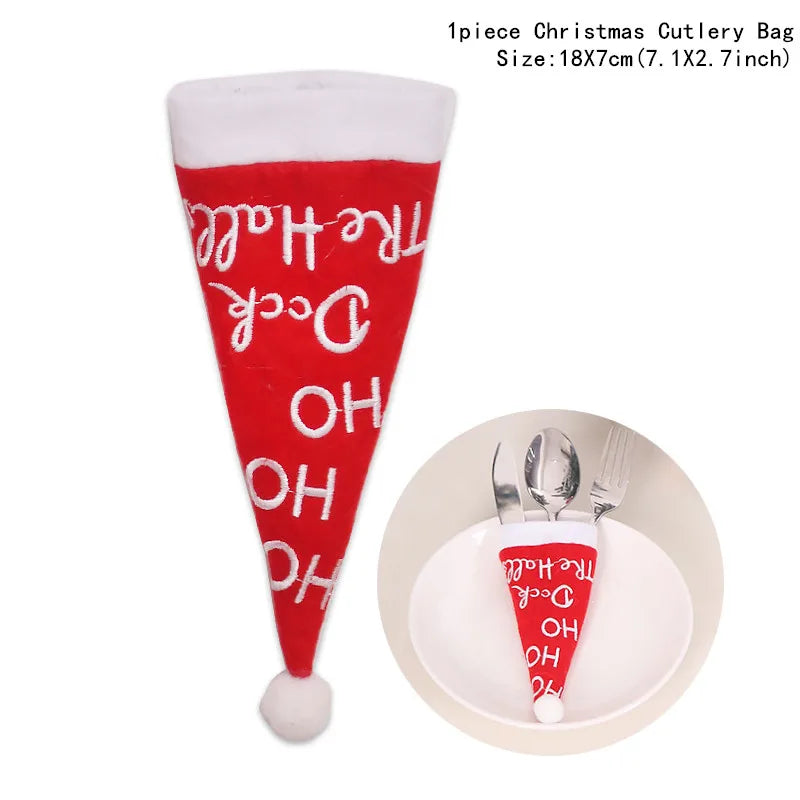 Adornos navideños para el hogar, mesa de noche buena!