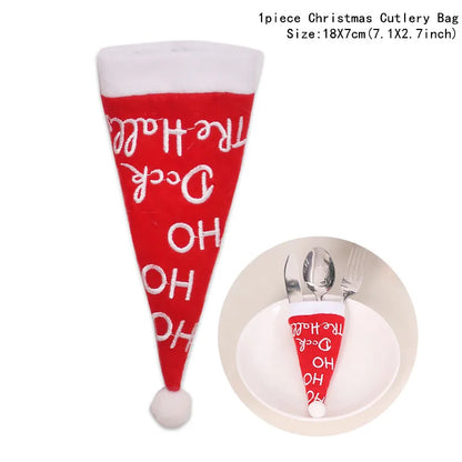 Adornos navideños para el hogar, mesa de noche buena!