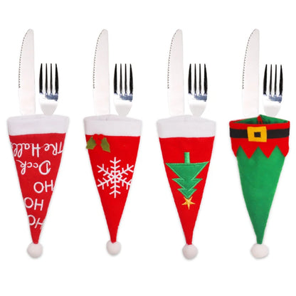 Adornos navideños para el hogar, mesa de noche buena!