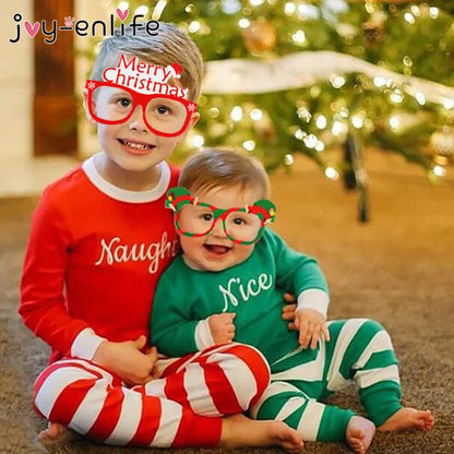 Gafas de Navidad de 9 piezas para decoración del hogar