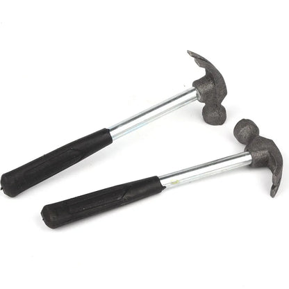 Martillo de garra con mango de tubo de acero, martillo de seguridad para el hogar.