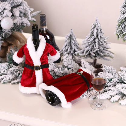 Cubierta antipolvo para botella de vino de Navidad