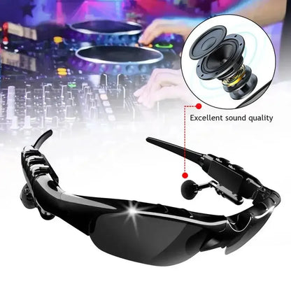 Gafas de sol deportivas para ciclismo, lentes de sol con Bluetooth, estéreo, audífonos inalámbricos