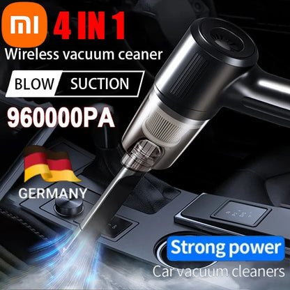Xiaomi-aspiradora de coche inalámbrica, Mini aparato de limpieza integrado de succión y soplado portátil multifuncional de alta potencia