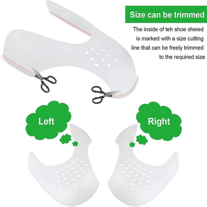 Protector de pliegues para zapatillas de deporte, 4 piezas