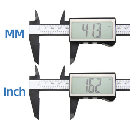 Calibrador Digital de plástico, regla electrónica Vernier, herramienta de medición de calibre Digital, micrómetro