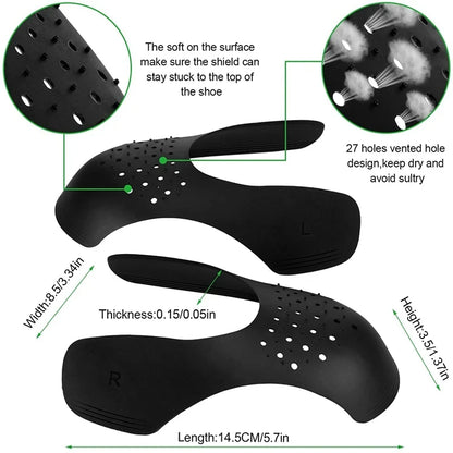 Protector de pliegues para zapatillas de deporte, 4 piezas