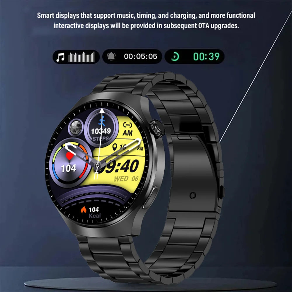 LAXASFIT nuevo 1,52 ''Bluetooth Talk Smartwatch para Android IOS