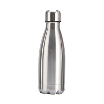 Botella de agua de acero inoxidable, botellas de agua de 500, 750 y 1000ml