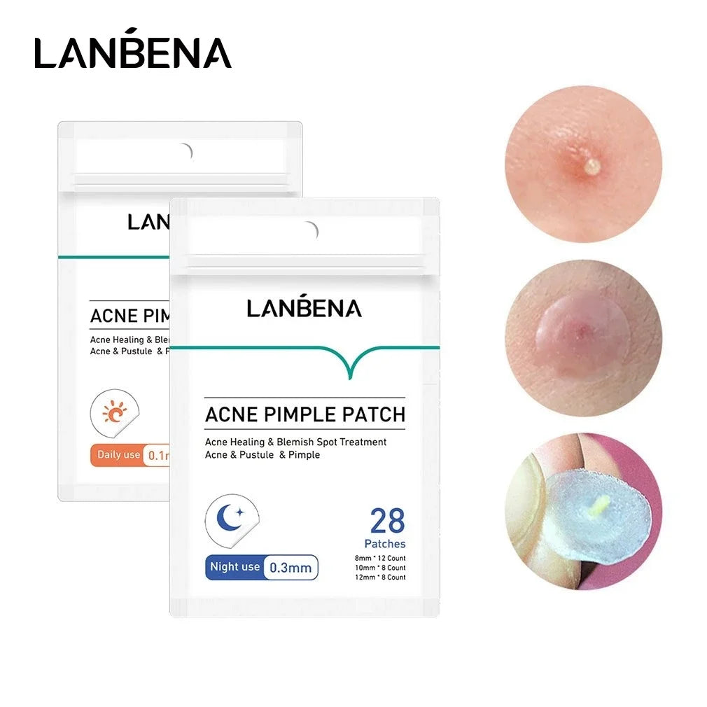 LANBENA-Parche Invisible para acné, mascarilla facial para eliminación de granos, acné