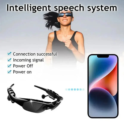 Gafas de sol deportivas para ciclismo, lentes de sol con Bluetooth, estéreo, audífonos inalámbricos