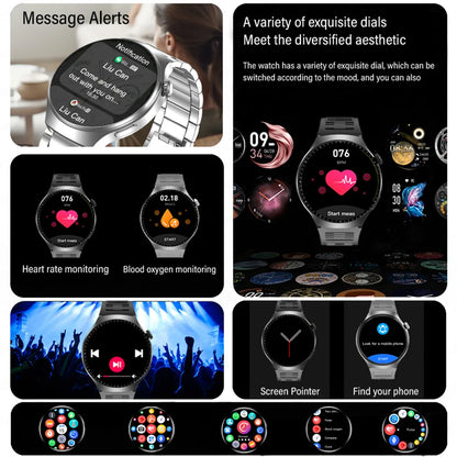 LAXASFIT nuevo 1,52 ''Bluetooth Talk Smartwatch para Android IOS
