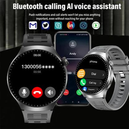 LAXASFIT nuevo 1,52 ''Bluetooth Talk Smartwatch para Android IOS