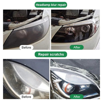Spray de reparación de faros para reacondicionamiento de automóviles.
