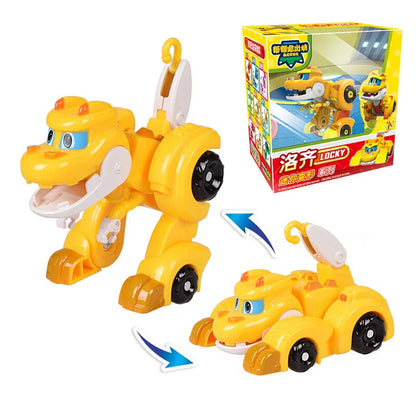 Figuras de acción Min Gogo Dino ABS para niños
