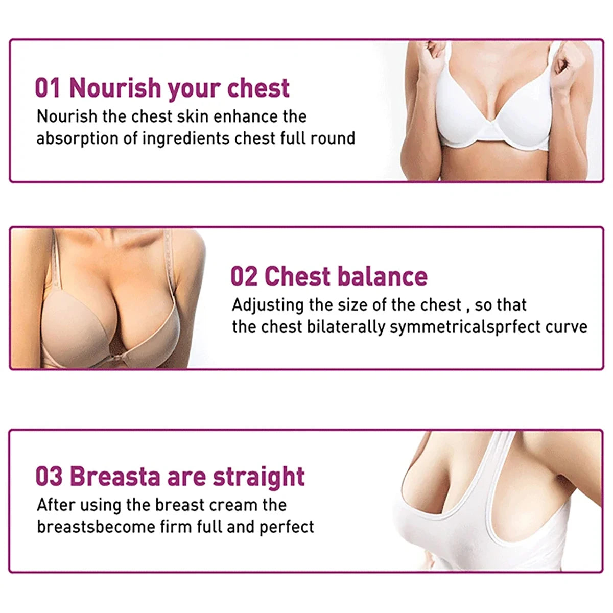 Aceite para agrandar el pecho para mujer, aceites para mejorar la elasticidad, promueve el levantamiento de senos más grandes, masa reafirmante.