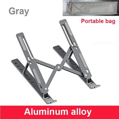 Soporte plegable para ordenador portátil, base de aluminio para tableta, Ipad