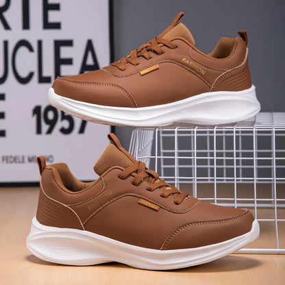 Zapatillas de deporte informales transpirables para hombre, zapatos planos ligeros a la moda, calzado deportivo para caminar.