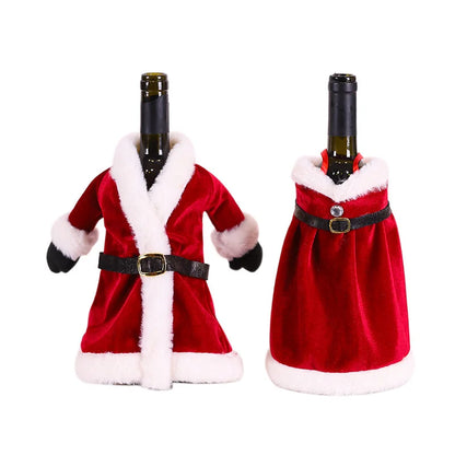 Cubierta antipolvo para botella de vino de Navidad